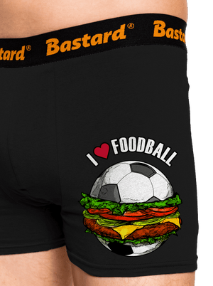 Foodball boxerky Black