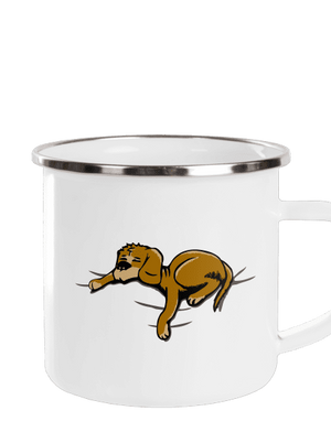 Spiaci pes plecháčik White