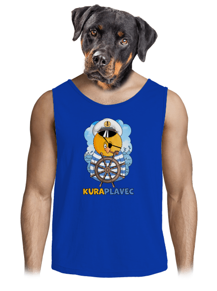 Kuraplavec pánske tielko Royal Blue