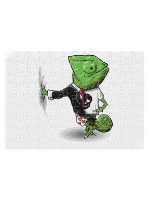 Majster prevlekov puzzle White