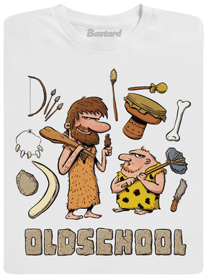 Oldschool detské tričko White