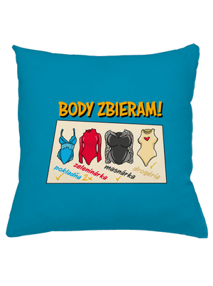 Body zbieram vankúš Blue Turquoise