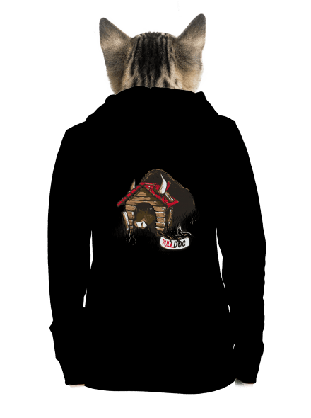 Bulldog dámska mikina na zips Black