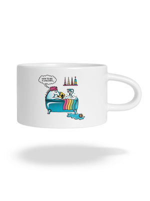 Ako sa stať jednorožcom hrnček makronka White