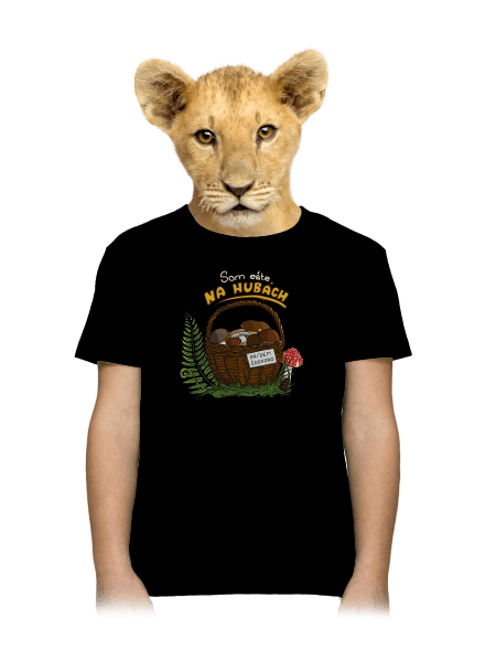 Na hubách detské tričko Black