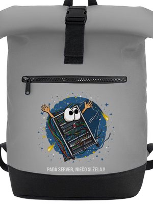 Padá server batoh Grey Marl