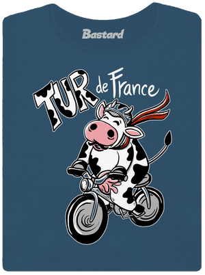 Tur de France dámske tričko prémium Petrol Blue