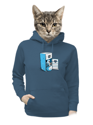 dámska mikina klokanka