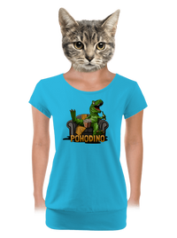 dámske tričko s lemom