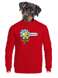 unisex mikina bez kapucne