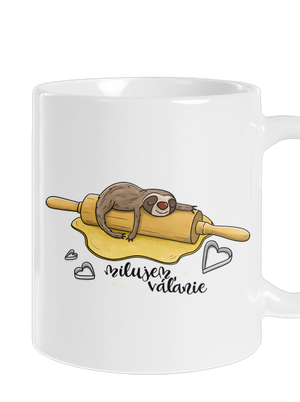 Milujem váľanie klasický hrnček White