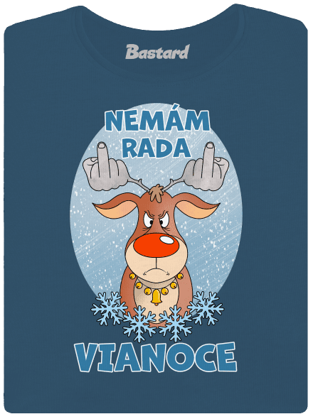 Nemám rád Vianoce dámske tričko prémium Petrol Blue