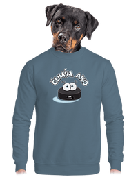 unisex mikina bez kapucne