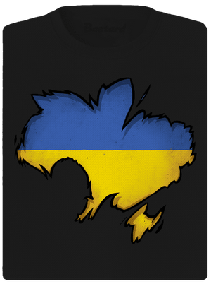 Ukrajina - Inside dámske športové tričko Black