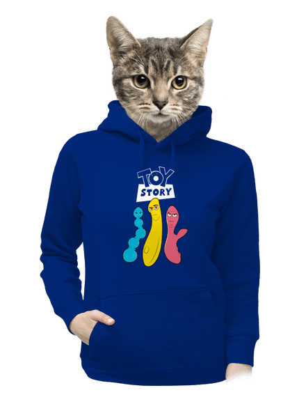 Príbeh hračiek dámska mikina klokanka Royal Blue Mal