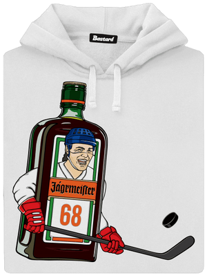 Jágrmeister dámska mikina klokanka White