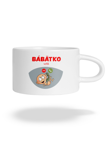Bábätko volá hrnček makronka White