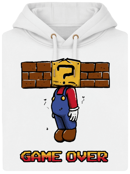 Game Over unisex mikina premium Snowwhite
