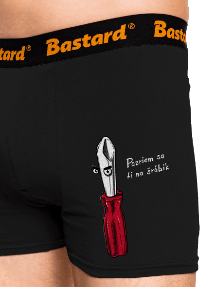 Šroubek boxerky Black