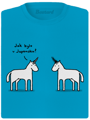 Pornorožec dámske športové tričko Blue Atol