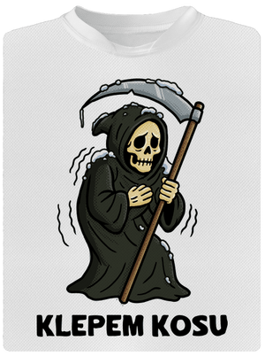 Klepem kosu detské športové tričko White