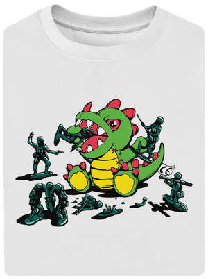 Hračky unisex tričko oversized White