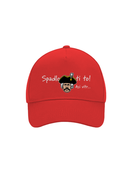 Spadlo ti to šiltovka baseballka Classic Red