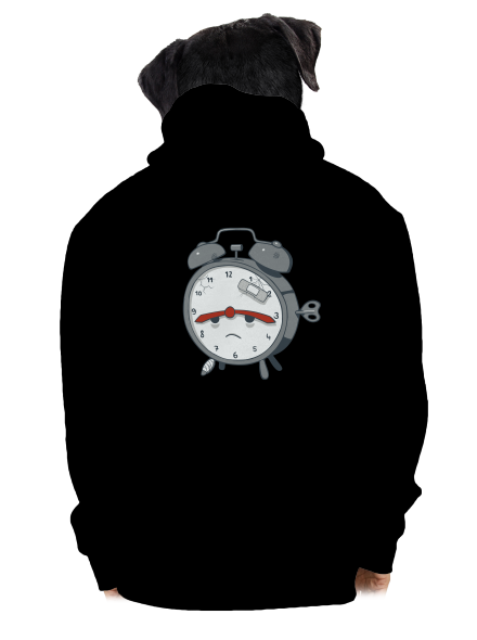 Budíček pánska mikina na zips Black