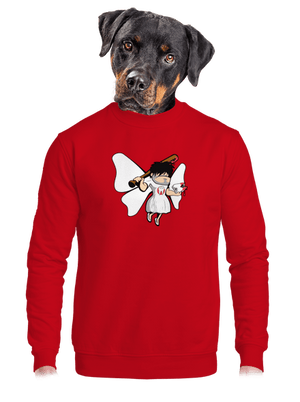 unisex mikina bez kapucne