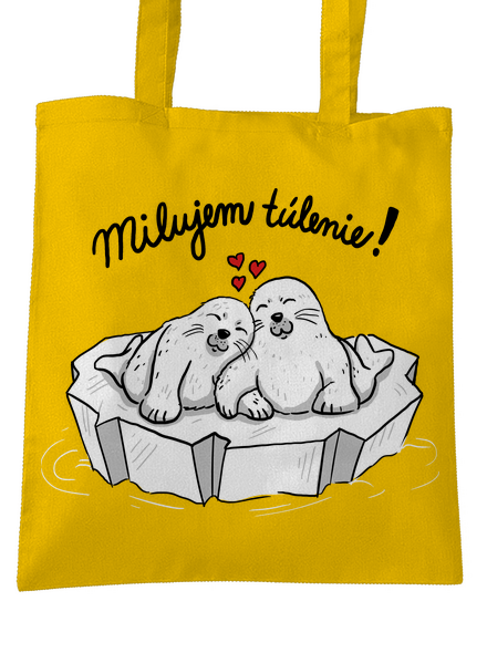 Milujem túlenie taška Sunflower
