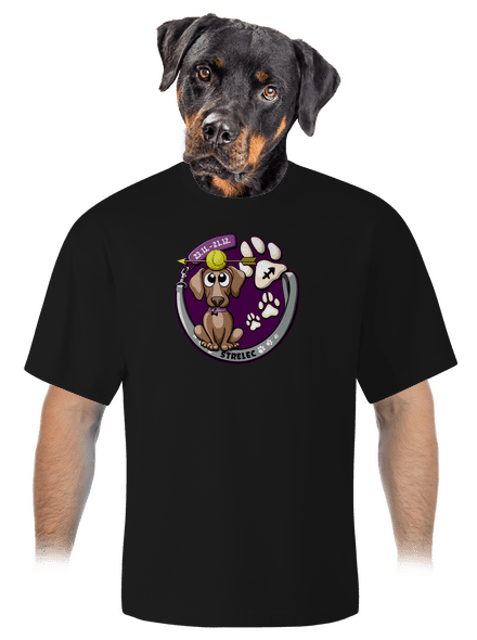 Psí horoskop: Strelec unisex tričko oversized Black