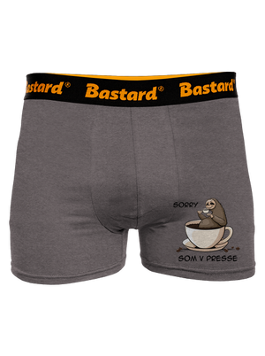 V presse boxerky Gray Melange