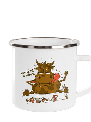 Hovädzie na hubách plecháčik White