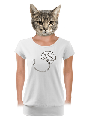 dámske tričko s lemom