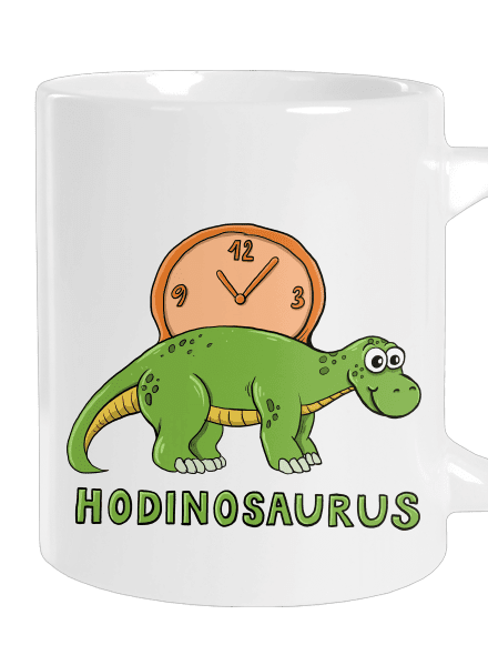 Hodinosaurus veľký hrnček White