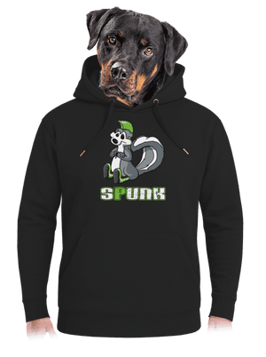 Spunk unisex mikina premium Dark Black