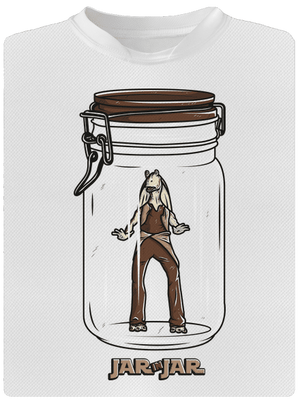 Jar in jar detské športové tričko White