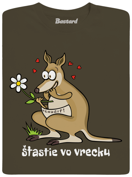 Šťastie vo vrecku pánske dlhý rukáv Urban Khaki