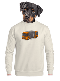 unisex mikina bez kapucne