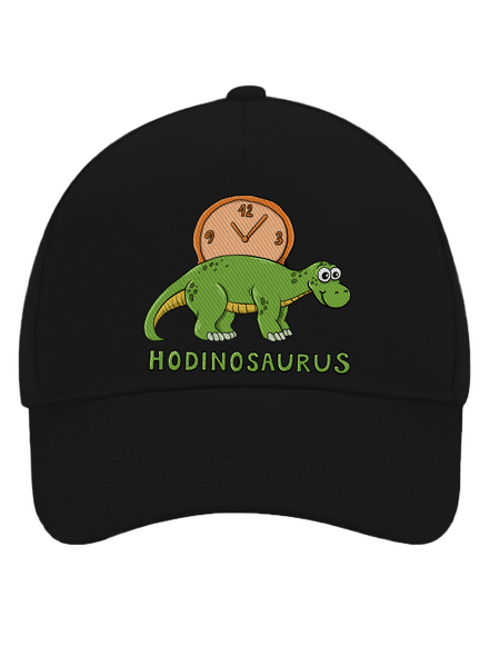 Hodinosaurus šiltovka baseballka Black