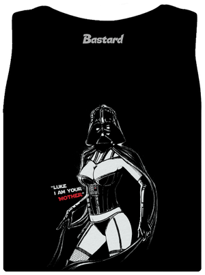 Mrs. Vader dámske tielko klasické Black