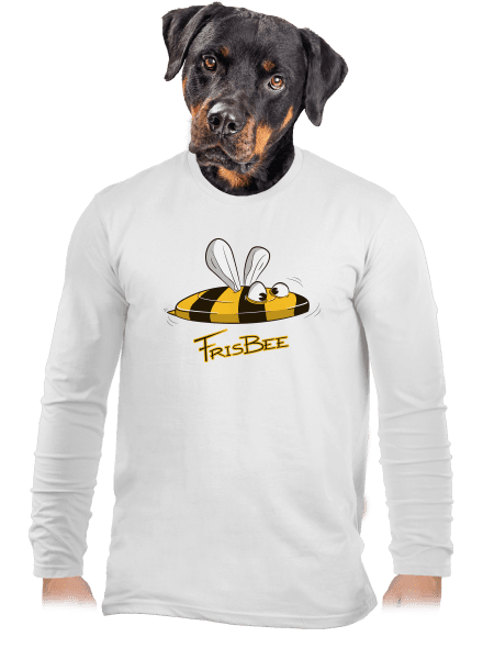 Frisbee pánske dlhý rukáv White
