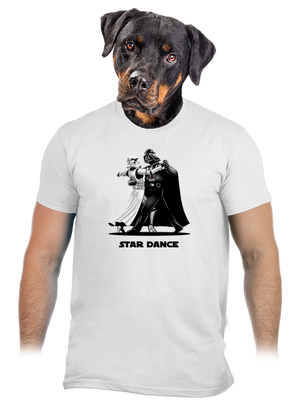 Star dance pánske tričko White