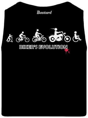 Biker’s Evolution pánske tielko Black