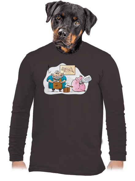 Mäsiar a prasa pánske dlhý rukáv Bear Brown