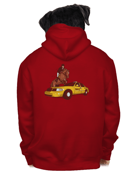 Taxis pánska mikina na zips Red