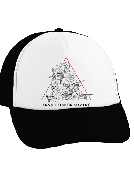 Arnieho sbor mazáků šiltovka truckerka Black cap