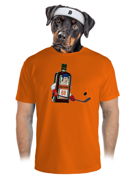 Jágrmeister pánske športové tričko Neon Orange