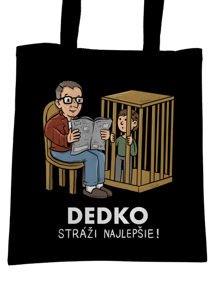 Dedko stráži najlepšie taška Black