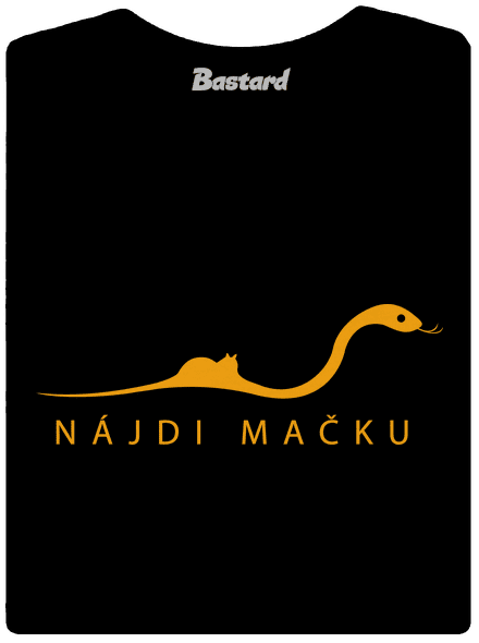Nájdi mačku dámske tričko prémium Black